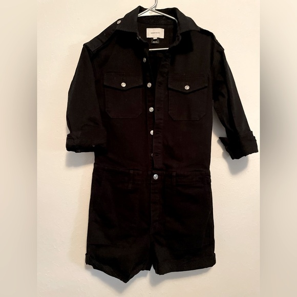 Current/Elliott Black Collared one Piece - Picture 1 of 2